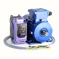 Photo of and link to AC Variable Speed Drive and IE2 Motor Kit - 0.75kW (1.0HP) 230V Single Phase Invertek to Marelli 140-2800RPM