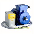 Photo of and link to AC Variable Speed Drive and IE2 Motor Kit - 0.75kW (1.0HP) 230V Single Phase Parker SSD to Marelli 140-2800RPM