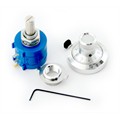 Photo of and link to Ten Turn Potentiometer, Knob &amp; Small Turns Counting Dial