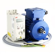 Photo of AC Variable Speed Drive and Motor Kit - 0.75kW (1.0HP) 230V Single Phase ABB to Marelli 140-2800RPM