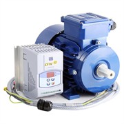 Photo of AC Variable Speed Drive and Motor Kit - 0.75kW (1.0HP) 230V Single Phase WEG CFW-10 to Marelli 140-2800RPM