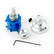 Photo of Ten Turn Potentiometer, Knob &amp; Small Turns Counting Dial