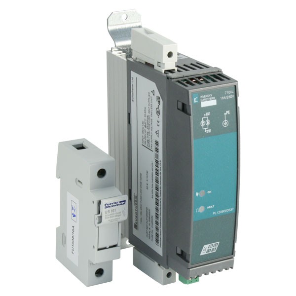 Photo of Eurotherm 7100L - 25A 48-250V 1ph Solid State Contactor, DC Logic Input, Fuse