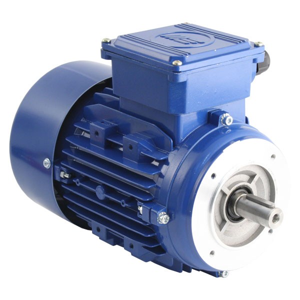 Photo of Marelli - 0.55kW (0.75HP) 4 Pole 230V/400V 3ph B14 Face Mount AC Motor with 2048ppr Encoder and Force Cooling