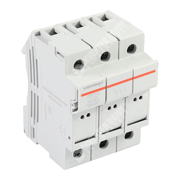 Photo of Mersen 2A 3-Phase gR Fuse and Holder Kit for Semiconductor protection