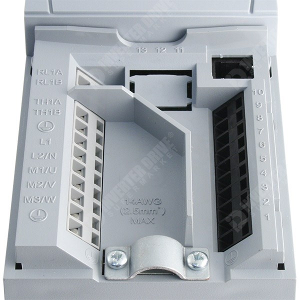 Photo of Parker SSD 650 0.25kW 230V 1ph to 3ph AC Inverter Drive, no Keypad, RS232 Port, C1 EMC