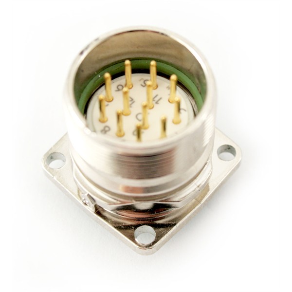 Photo of Socket for Resolver Connector fitted to ACR Servo Motor