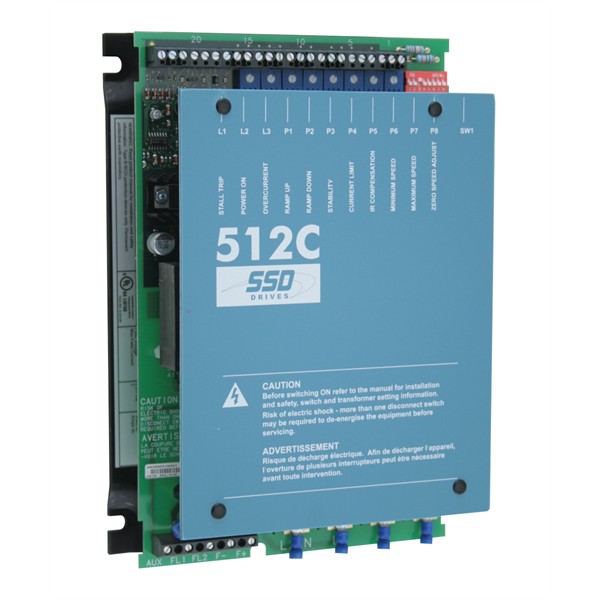 Photo of Parker SSD Drives 512C 4A 1Q - 110-480V 1ph or 2ph AC to DC Motor Speed Controller