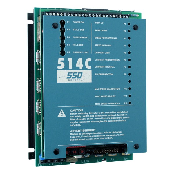 Photo of Parker SSD Drives 514C 16A 4Q - 110-480V 1ph or 2ph AC to DC Motor Speed Controller