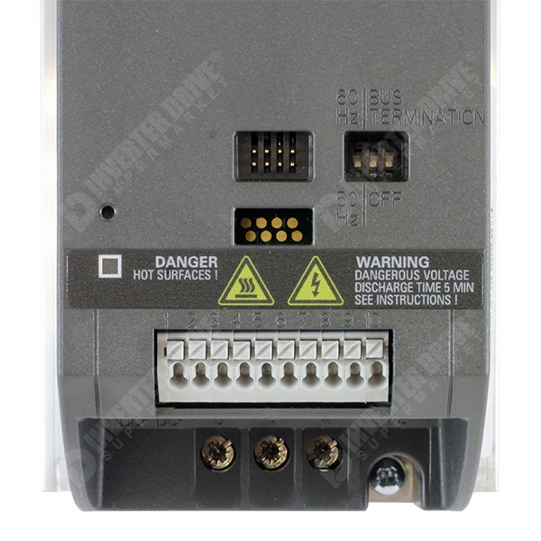 Photo of Siemens SINAMICS G110 - 0.12kW 230V 1ph to 3ph AC Inverter Drive Speed Controller, No AI, RS485