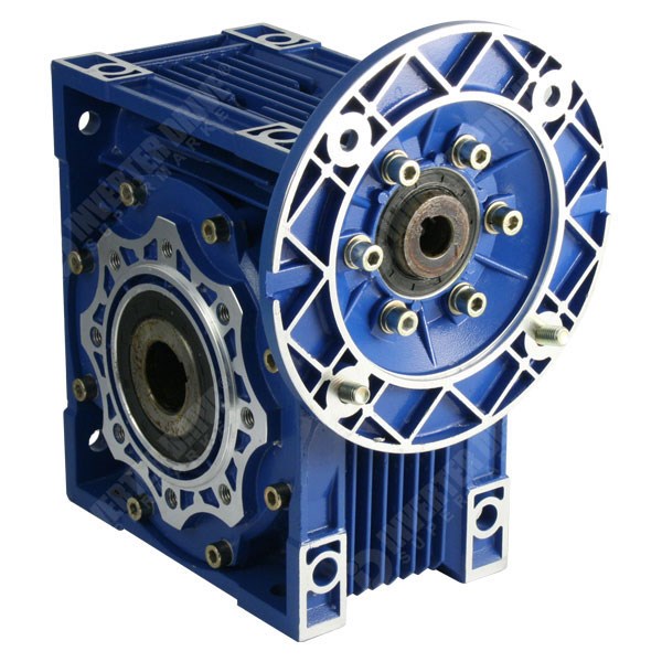 Photo of TEC - 1.1kW x 35RPM 40:1 Worm Gearbox for 4 Pole 90 Frame B14 Motor - FCNDK75