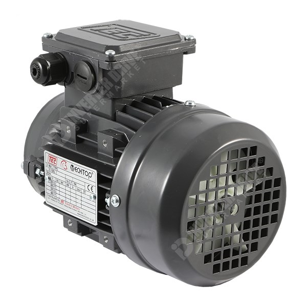 TEC Electric 0.75kW (1HP) 2 Pole 230V/400V 3ph AC Induction Motor B14