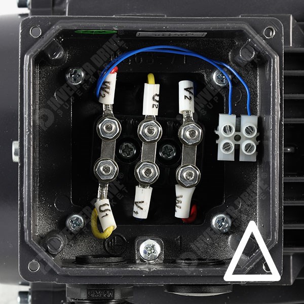 TEC Electric 0.37kW (0.5HP) 4 Pole AC Induction Motor 3ph 230V/400V B14