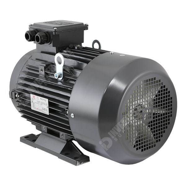 Photo of TEC Electric - 11kW (15HP) 160L 400V 3ph 6 Pole B3 Foot Mounting AC Motor for Speed Control