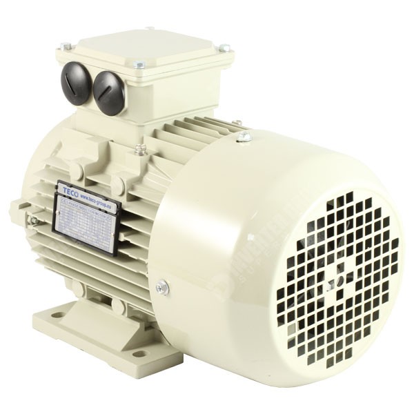 Photo of Teco - IE2 1.1kW (1.5HP) 4 Pole AC Induction Motor 230V or 400V B3 Foot Mount - 90 Frame
