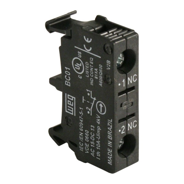 Photo of WEG CSW-BC01 - Contact Block, Single, 1 x NC