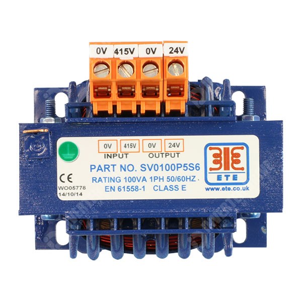 Photo of ETE - Control Circuit Transformer - 415V/24V 100VA 
