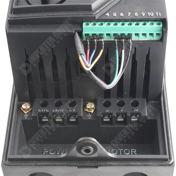 Photo of Invertek Optidrive E2 IP55 - 0.75kW 230V 1ph to 3ph - AC Inverter Drive Speed Controller (Switched)