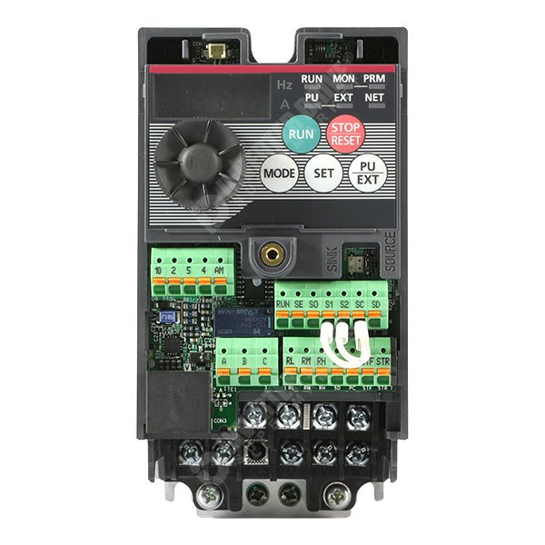 Photo of Mitsubishi D720S - 0.75kW 230V 1ph to 3ph AC Inverter Drive Speed Controller